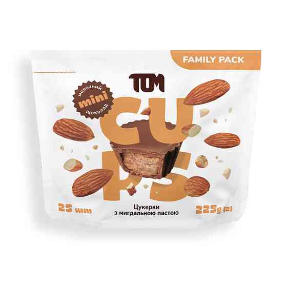 Цукерки з мигдальною пастою в молочному шоколаді - Family Pack (225 g) Луцк
