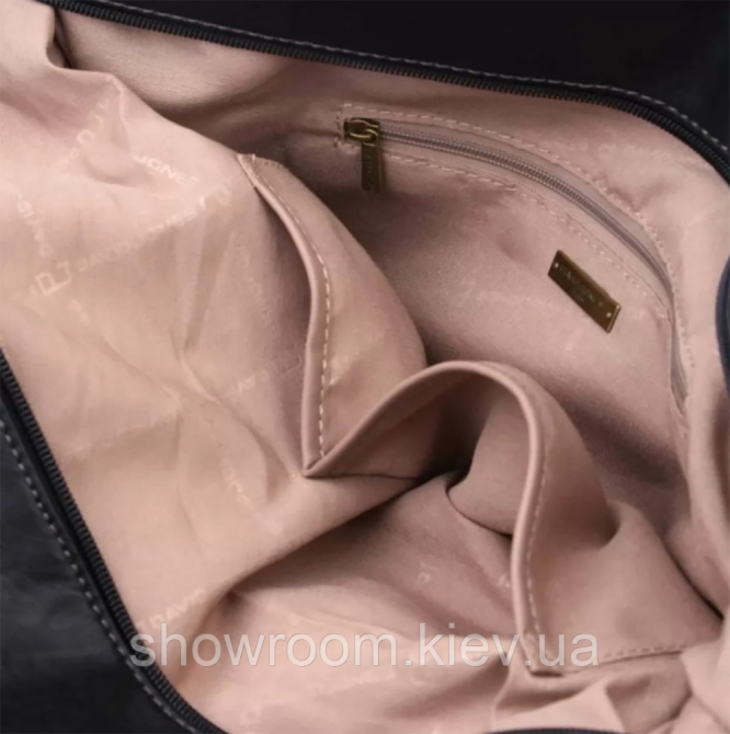 Чоловіча велика дорожна сумка саквояж David Jones (355) сіра Київ - фото 3