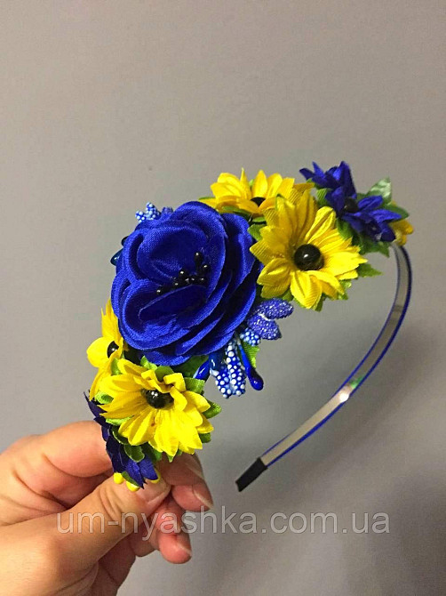 Обруч з трояндочками "Половинка" Кривий Ріг - фото 3