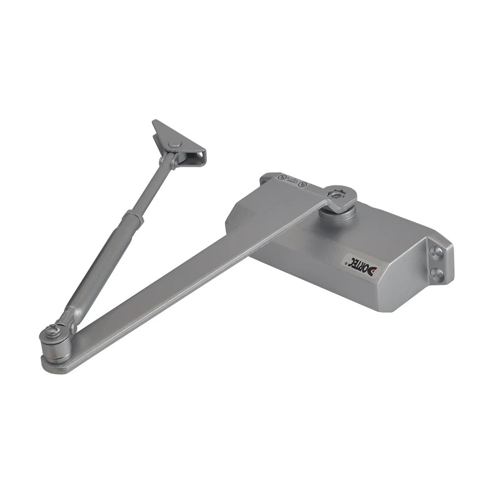 Дверний доводчик Dortec DT-63H Silver з фіксацією дверей у відчиненому положенні (63-00017) Київ - фото 1