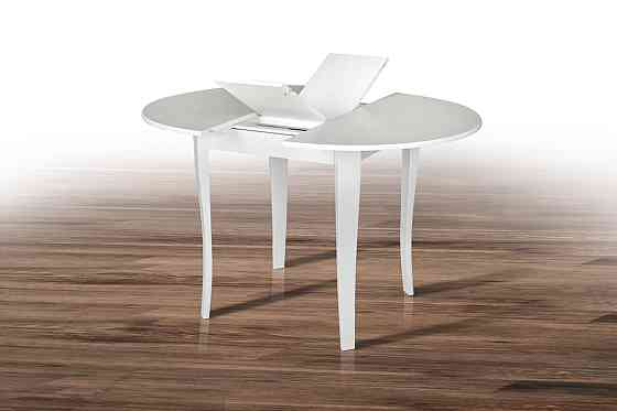 Стіл обідній Дукат (930+250)*930, білий Киев