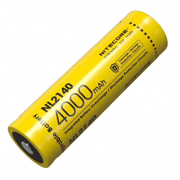 Аккумулятор 21700 Li-Ion Nitecore NL2140 4000mAh 5A (Желтый) Винница - изображение 3