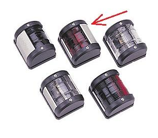 Навигационный Огонь Красный Led для лодок катеров яхт Киев - изображение 1