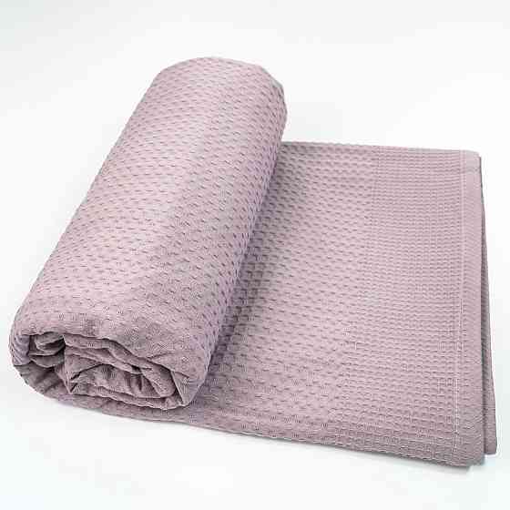 Простынь-покрывало вафельная GM TEXTILE 200х220см 220г/м2 (Капучино) Сумы