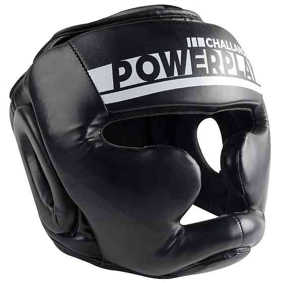 Боксерський шолом тренувальний PowerPlay 3048 Чорно-Білий XL Київ