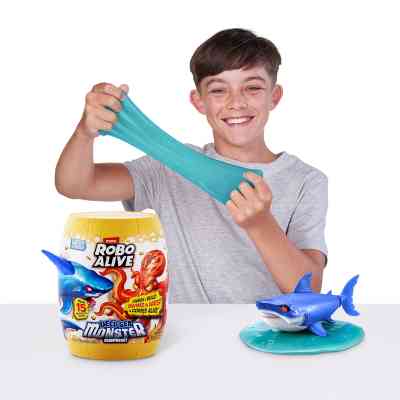 Інтерактивна іграшка Pets & Robo Alive сюрприз Глибоководний сюрприз. Велика біла акула (71155A) Вінниця