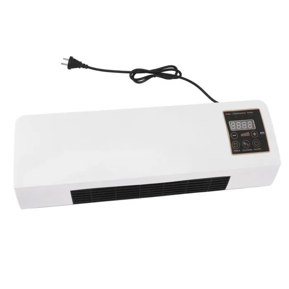 Настінний тепловентилятор з пультом, 1500 Вт, 3 режими / Настінний вентилятор / Тепловентилятор дуйка на стіну Київ - фото 3