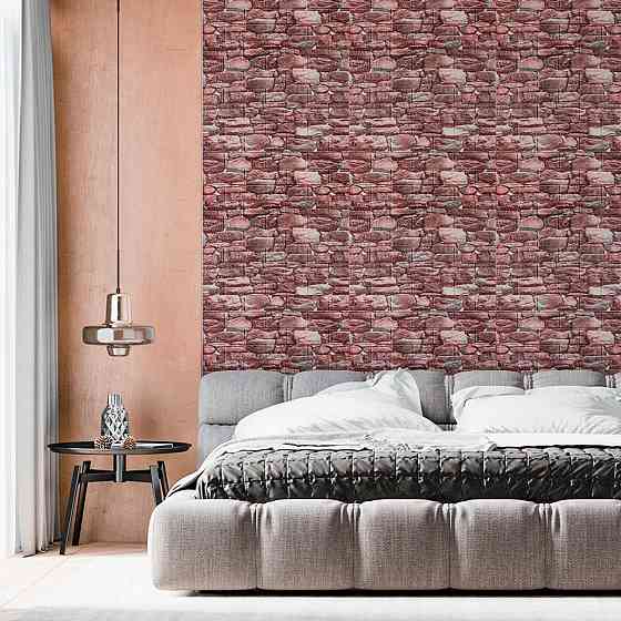 Самоклеящаяся декоративная 3D панель 700х770х5мм Матовый камень (060M) SW-00000635 Днепр