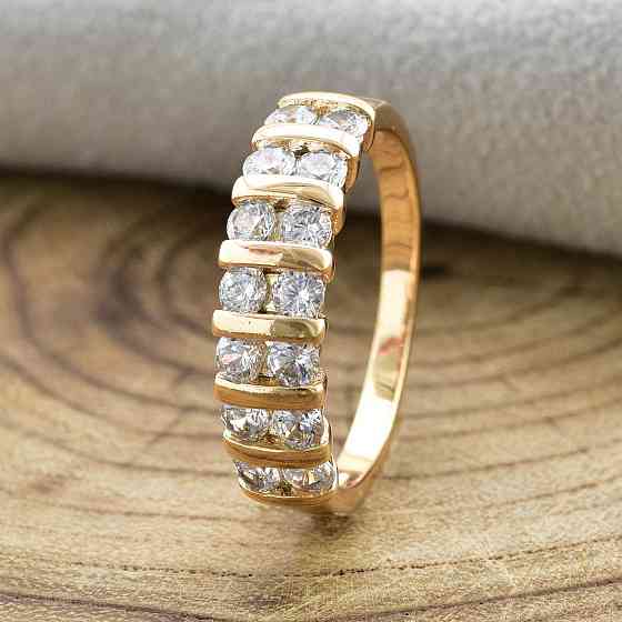 Кольцо Xuping позолота 18К, 20 размер (ширина 6мм, вес 2,5г) Киев