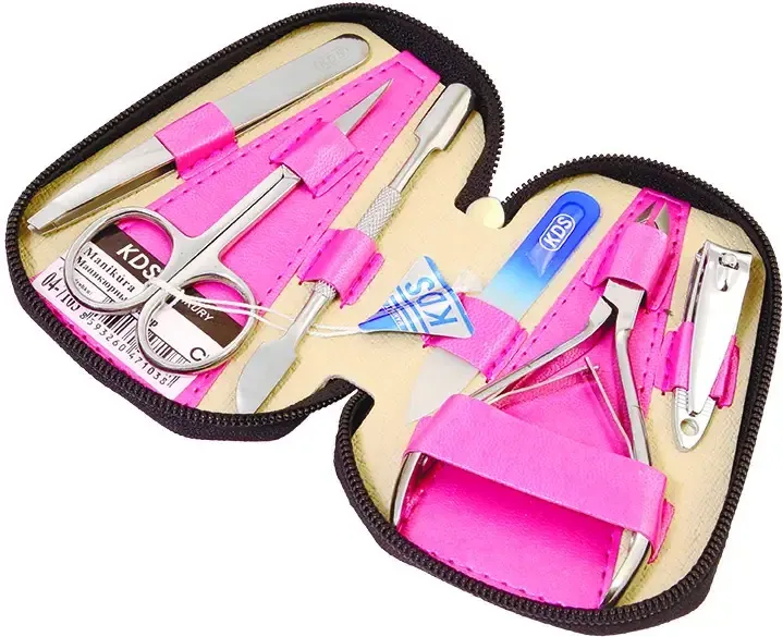 Маникюрный набор KDS (6 предметов) 7103 с металлической пилочкой Киев - изображение 1