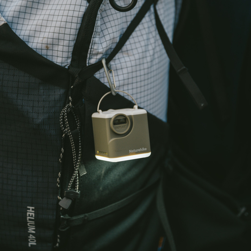 Багатофункціональний повітряний насос-ліхтар Naturehike CNK2550ZM012, зелений Киев - изображение 12