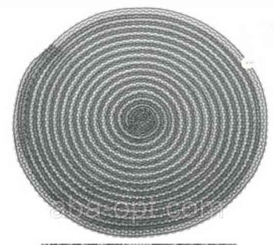 Килимок для сервірування столу круглий сірий ∅ 38 см Рон2 (шт) 4225 Одеса