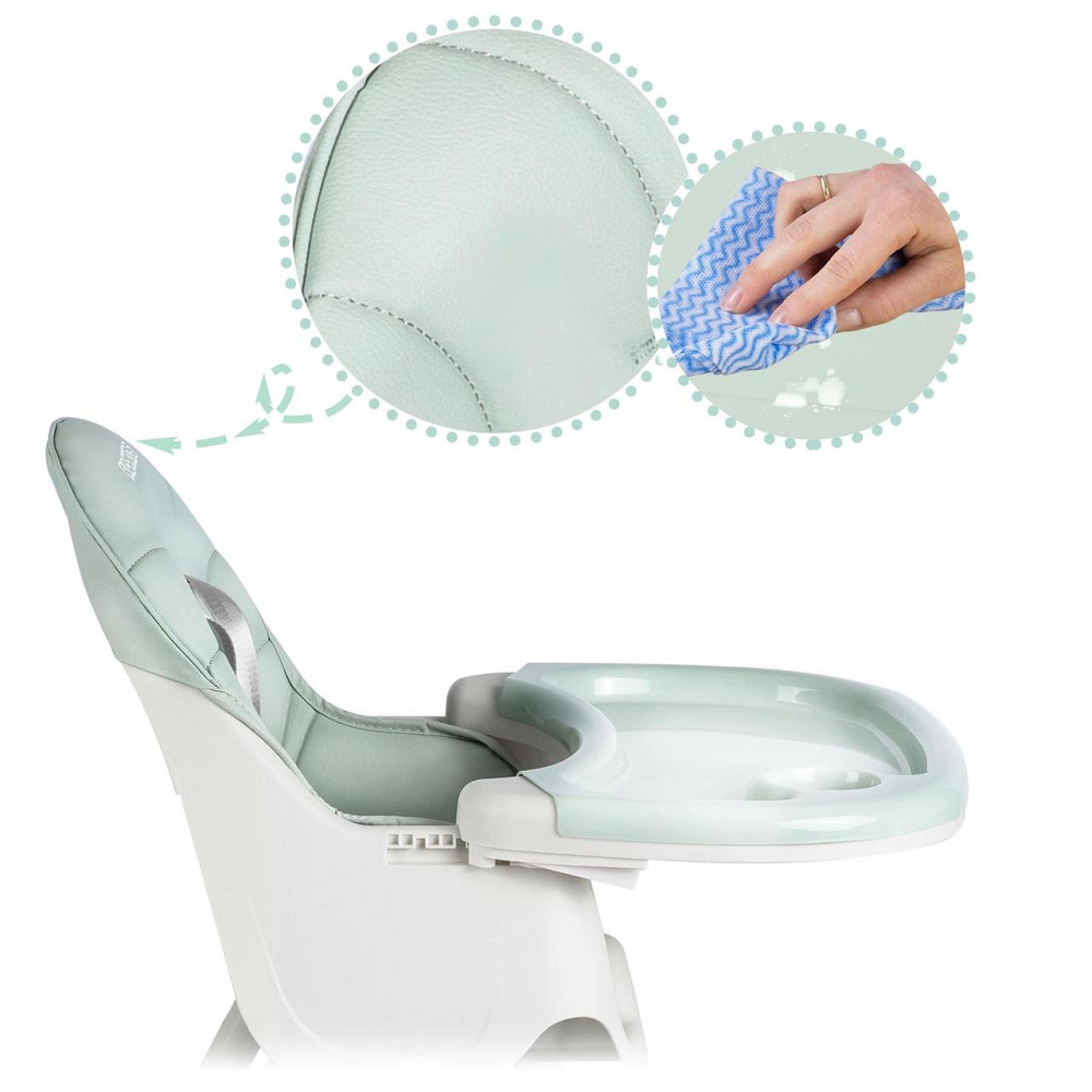 Стільчик для годування зі столиком Ricokids Milo 79 х 62 х 94 см - зелено-білий Київ - фото 5