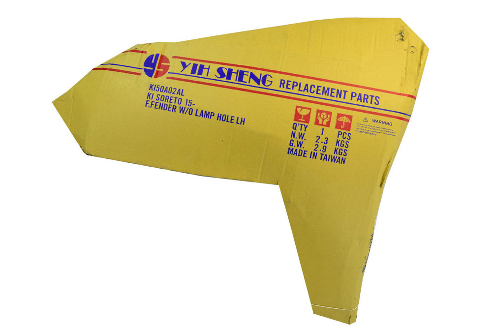 Крило Кіа Sorento 3 UM (2015-2020) дорест, рестайлінг без повторювача ліве Тайвань переднє Мукачево - фото 4