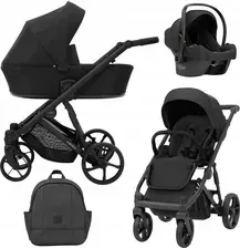 Дитяча коляска Arizo Czarny Wózek Dziecięcy 3w1 | Fotelik Cosmo + akcesoria Київ - фото 1