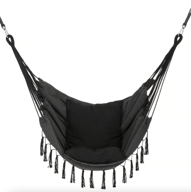 Подвесное кресло гамак комфортное бразильское кресло для отдыха в квартире или на улице Di Volio Fira графіт Киев - изображение 6