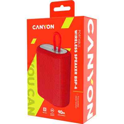 Акустична система Canyon BSP-4 Bluetooth Red (CNE-CBTSP4R) Вінниця