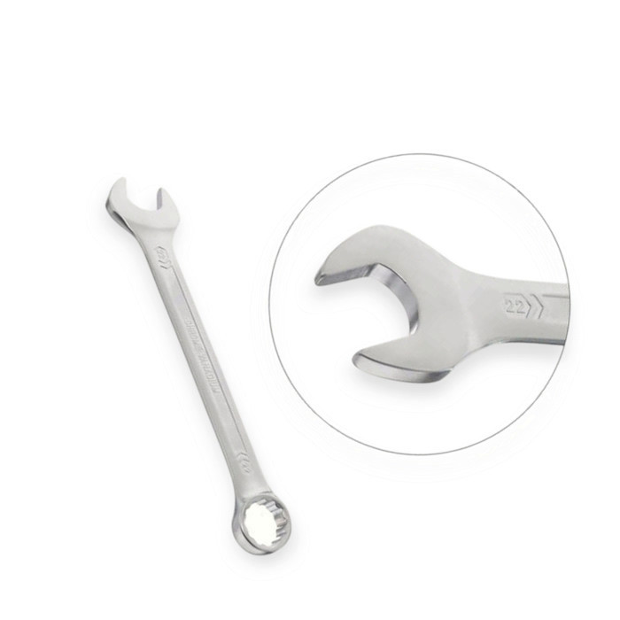 Набор ключей рожково-накидных 6-22 мм 15 шт (ткан. чехол) CrV Storm Мукачево - изображение 1