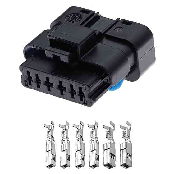 Разьем коннектор 6-кон.,  211PC069S0149,  APTIV (Delphi) Франция универс., Моторный отсек, Peugeot, Renault Киев