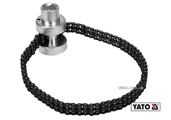 Ключ до оливного фільтру ланцюговий YATO : квадрат- 1/2", Ø=60-115 мм, Cr-V [5/30] Одеса