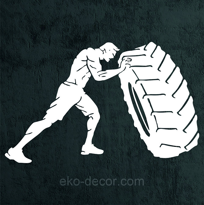 Декоративне настінне Панно «Кросфіт», Декор на стіну Київ - фото 10