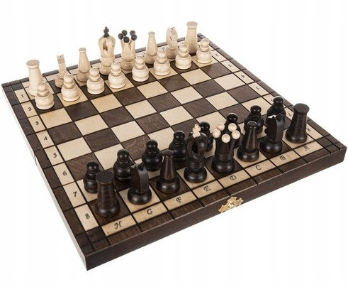 Дерев'яні королівські шахи з королівського граба 31x31 см Ruhhy (26038) Нововолинськ - фото 2