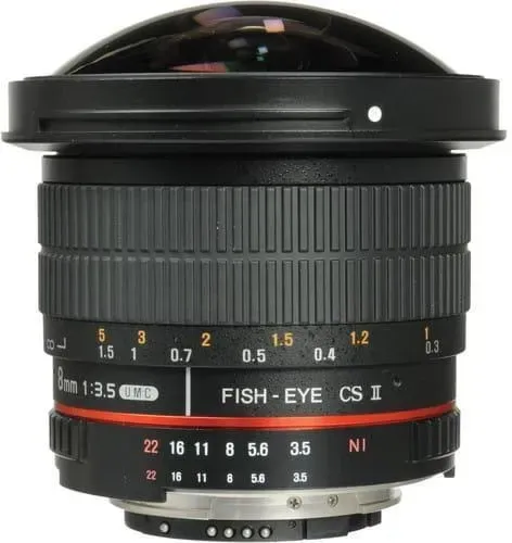 Об'єктив Samyang 8mm f/3,5 H.D (Nikon AE) Київ - фото 1