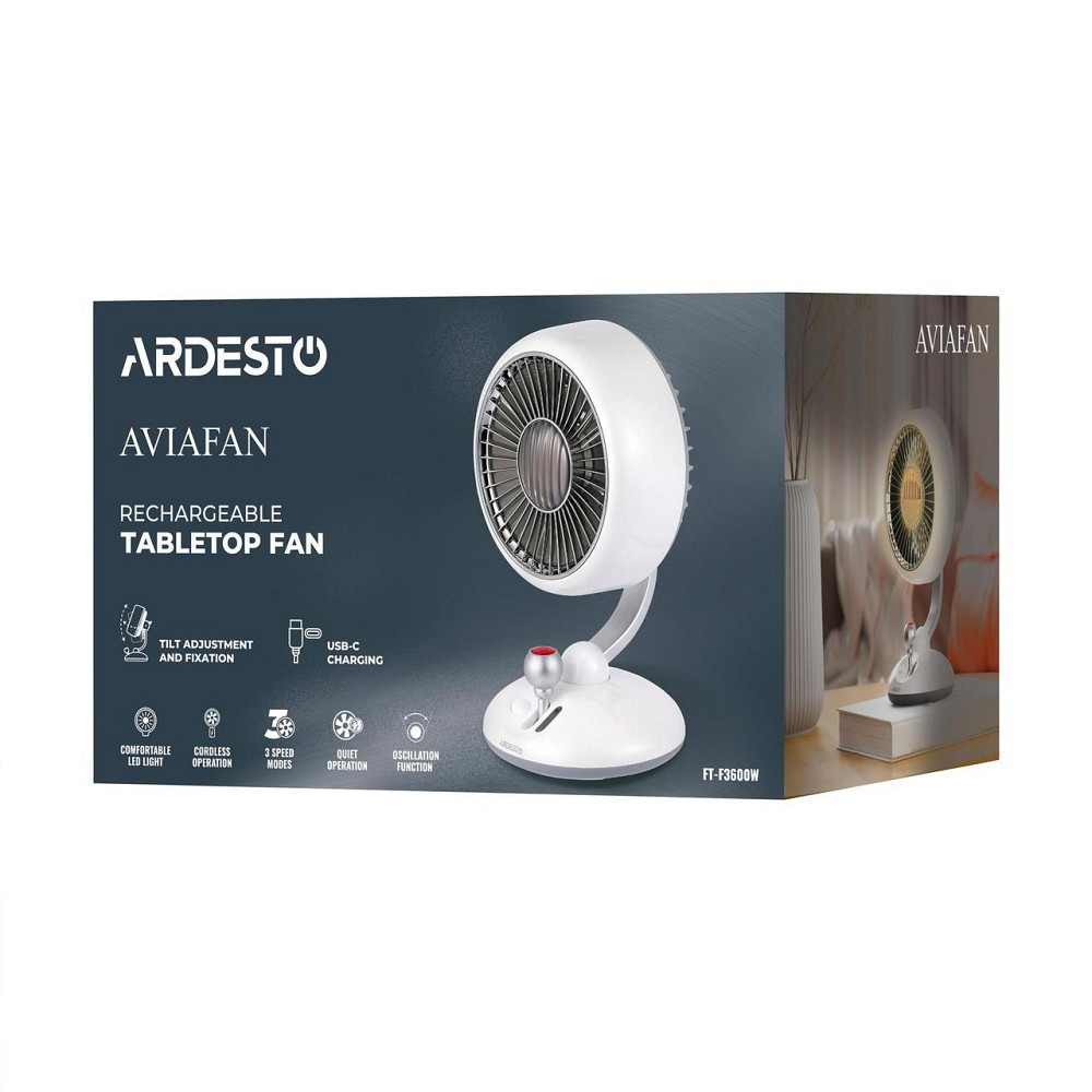 Вентилятор Ardesto AviaFan FT-F3600W ( 26128 ) Харків - фото 9