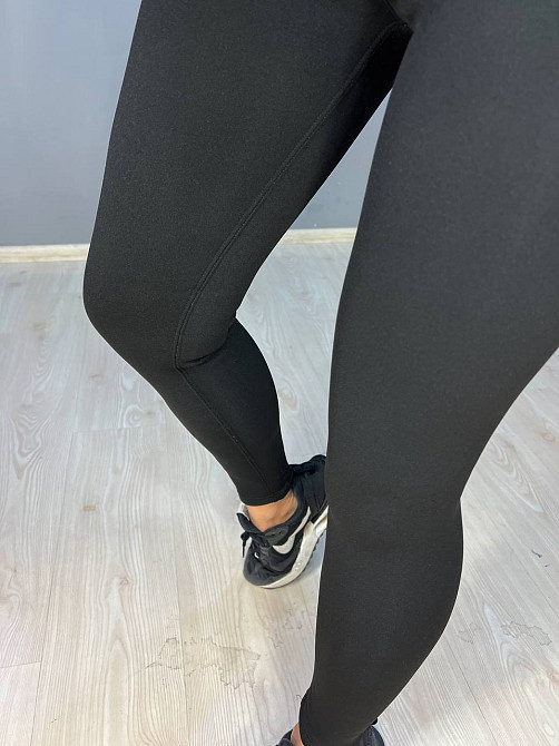 Лосини жіночі Kenalin 9240 мікродайвінг корсет гачки утеплені на хутрі чорні, чорний, 3XL Київ - фото 10