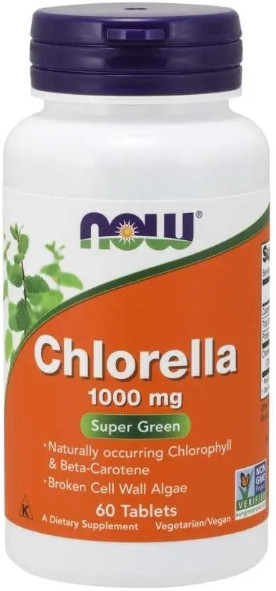 Хлорелла Now Foods Chlorella 1000 мг 60 таб Киев - изображение 1
