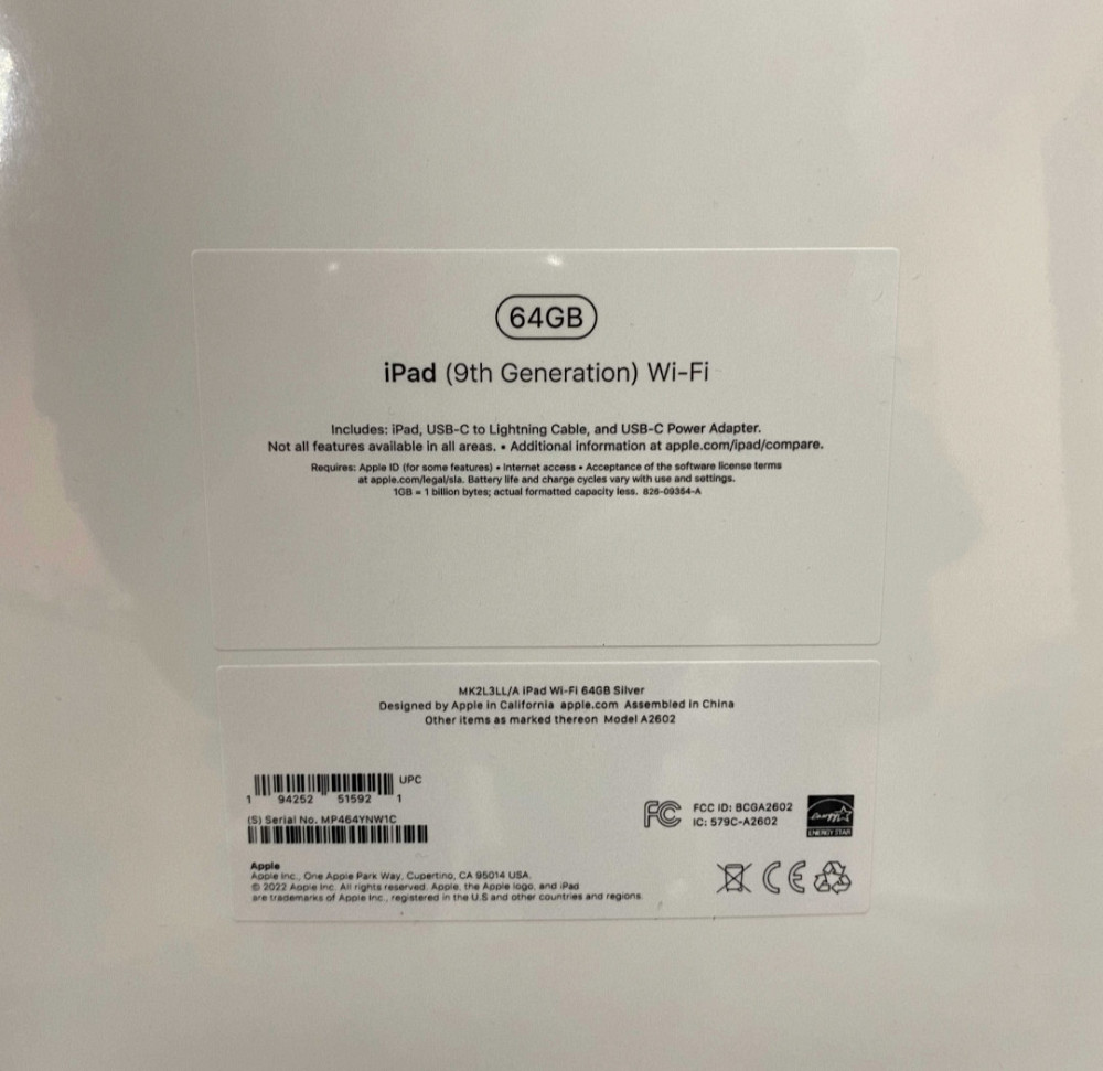 Новый iPad 9 2021 64gb.Wi-Fi Silver (MK2L3) Киев - изображение 5