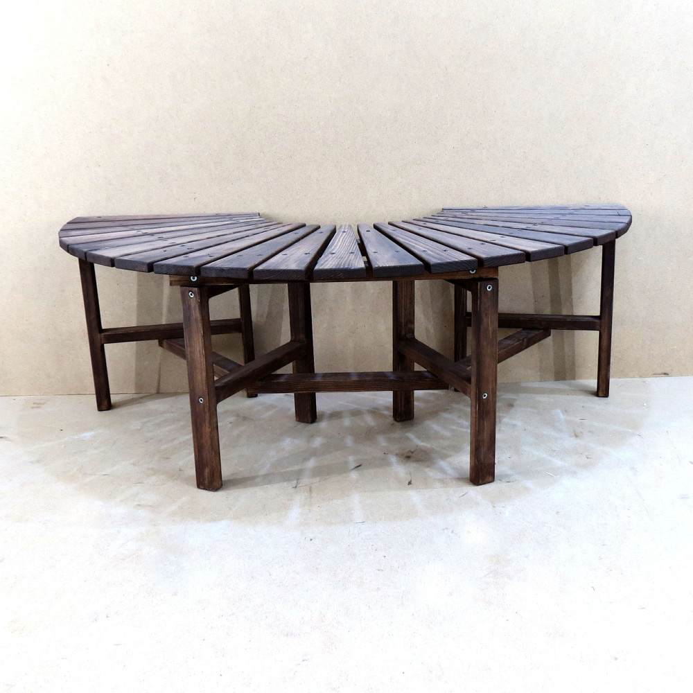 Садова лавка "Слуцьк 1х40" мокко Миколаїв - фото 6