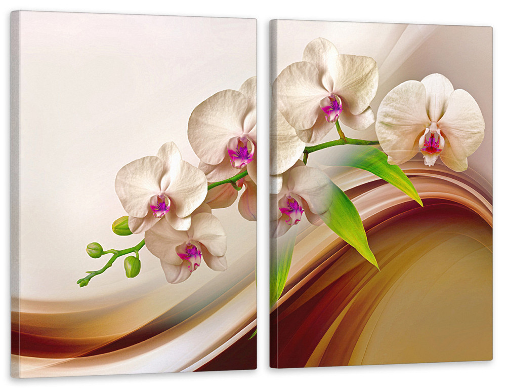 Модульная картина в гостиную / спальню Орхідеї  TLV-2_144 70x102 см Киев - изображение 1