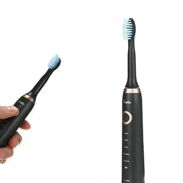 Электрическая зубная щетка Shuke SK-601 аккумуляторная ультразвуковая щетка для зубов 3 насадки Коломия - фото 9