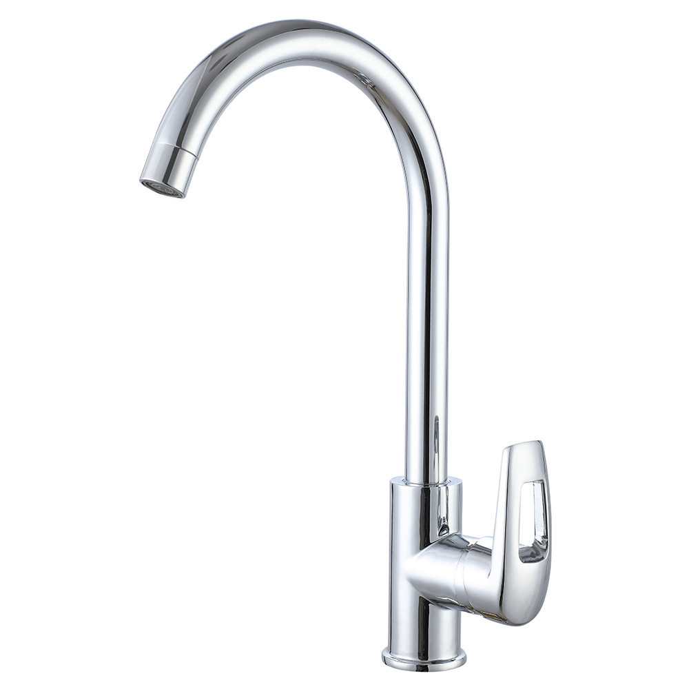 Смеситель для кухни WEZER VRL413-03 с поворотным изливом Киев - изображение 1