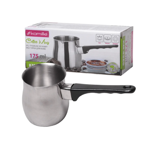Турка 175мл нержавіюча сталь 4360 KAMILLE Житомир - изображение 1