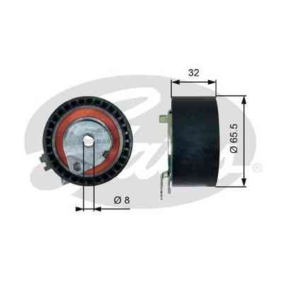 Ролик натягувача ременя Gates T43236 Вінниця