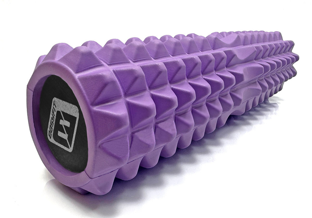 EasyFit Масажний ролик EasyFit Solid Grid Roller 45 см v.2.2s фіолетовий Київ - фото 1