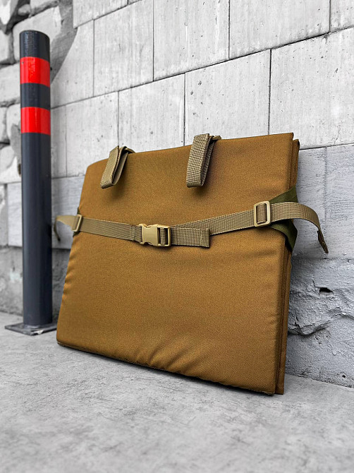 Сидушка потрійна карімат тактичний із кріпленням на пояс складаний коврик Одеса - фото 2