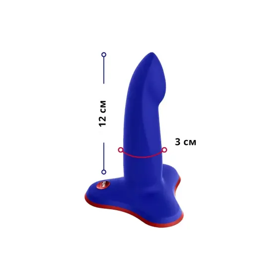Фалоімітатор Fun Factory LIMBA FLEX S, синій, гнучкий, з ефектом пам’яті, підходить для точки G Львов