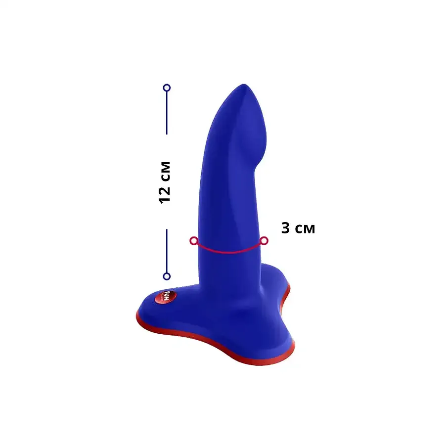 Фалоімітатор Fun Factory LIMBA FLEX S, синій, гнучкий, з ефектом пам’яті, підходить для точки G Львов - изображение 2