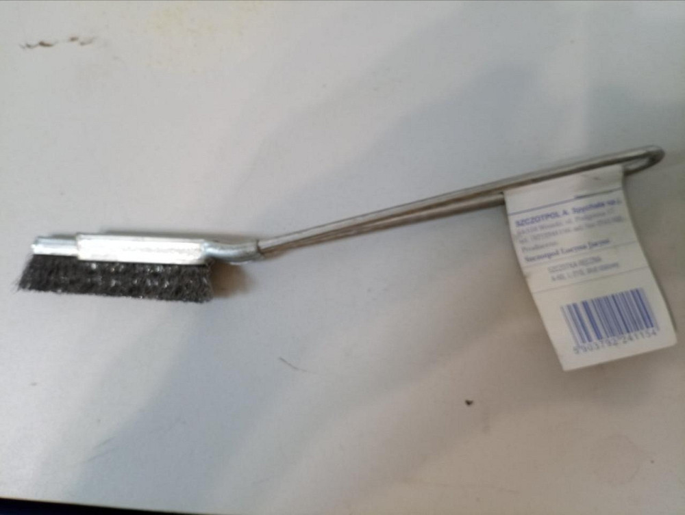 Ручна щітка дротяна "SzczotPol", сталеві дротики, металева ручка, 210 мм Киев - изображение 1