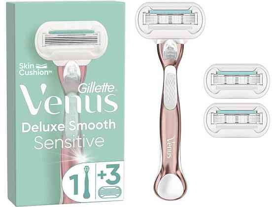 Станок для бритья 1шт Extra Smooth Sensitive RoseGold с 3 сменными картриджами ТМ VENUS Solmir Solmir Solmir Київ