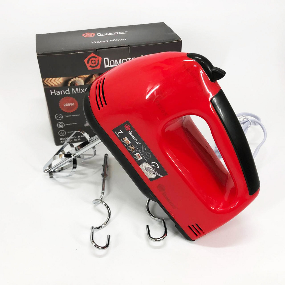 Миксер для кухонной работы DOMOTEC, Миксер для еды ручной мощный кухонный FJ-68 Львов - изображение 10