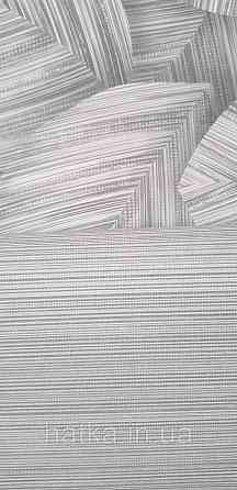 Шпалери вінілові на флізеліні Sintra Adria метрові однотонні тонка смужка структурні сірі Київ