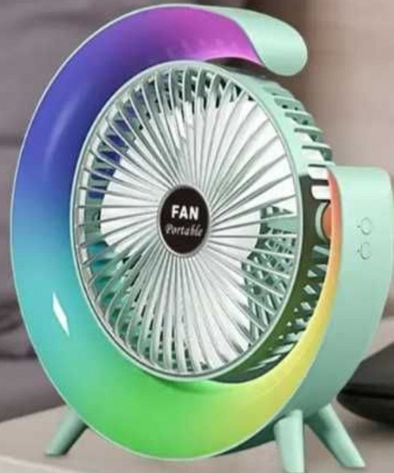 ВЕНТИЛЯТОР с подсветкой G-Вентилятор Ночник от USB с подсветкой. Харьков - изображение 4