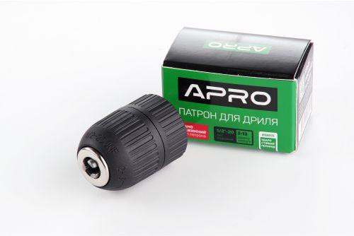 Патрон для дрели самозажимной 1/2-20, 2,0-13мм APRO Ровно - изображение 1