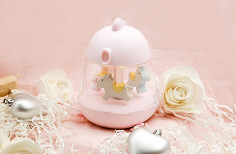 Музичний Нічник Курчатко Карусель (Рожевий) Вінниця - фото 1