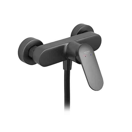 Смеситель для душа Kroner Element с душевым гарнитуром, графит Киев