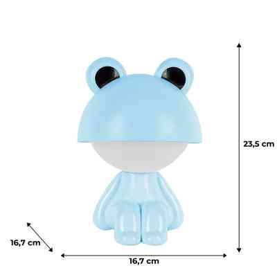 Нічник Kite Світильник LED з акумулятором Cute Froggy, блакитний (K25-316-3-3) Вінниця